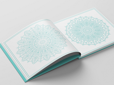 100 Mandalas Colouring Book - for adults - book colouring illustration mandala