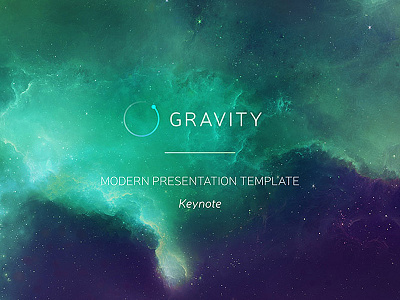 Gravity Keynote Presentation Template