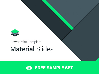 Material Design PowerPoint Template material material design powerpoint template