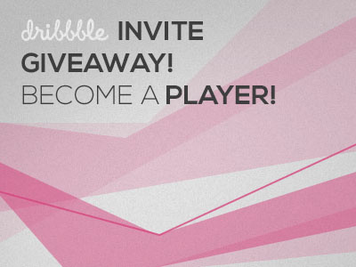 2 dribbble invites giveaway competition contest draft drafted giveaway invitation invite player