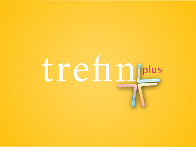 Trefin Plus albania branding identity logo minimal simple