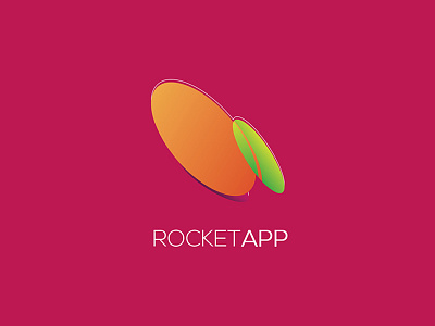 Rocket APP albania branding identity logo minimal simple