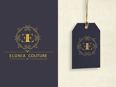 Elonia Couture branding designer identity inspiration logo mark new