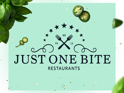 Just One Bite Restaurants branding color furniture graphic graphic design graphic esigner inspiration logo logofolio menu poster typography