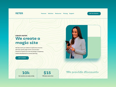 Landing page design design landing page ui ux