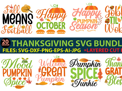 Thanksgiving SVG Bundle