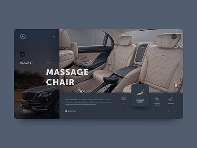 Mercedes-Benz — add option car mercedes ui ux webdesign