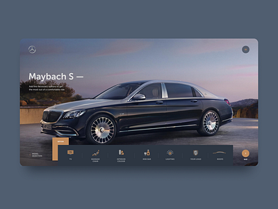 Mercedes-Benz — add option car mercedes ui ux webdesign