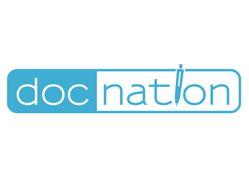 doc nation - Logo Design illustrator graphic design branding design identity branding logo design logo