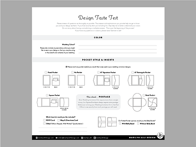 Design Taste Test custom design invitation invitations maps pocket rsvp wedding