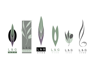 Olive Oil Logo branding design identity label leaf logo logo design natural olive oil