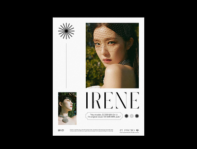 Red Velvet Irene - Psycho Poster adobe behance design girl girl group graphic design group indesign irene k pop kpop music pinterest red velvet trending