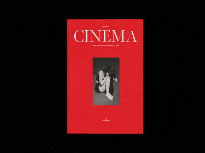 CINEMA - Lyric Zine Cover adobe alternative behance book cinema design editorial editorial design grain graphic design indesign print design publication publication design texture