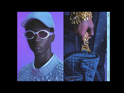 Dior x ERL — Resort 2023 Lookbook bag blue clothing color couture design fashion fashion model graphic design hat indesign inspiration inspo jewelry model purple