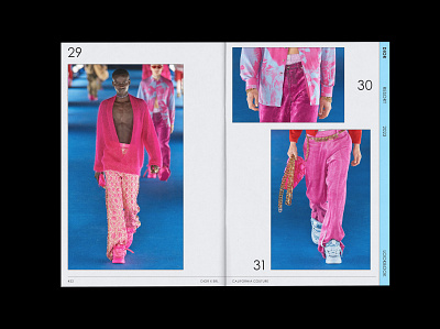 Dior x ERL — Resort 2023 Lookbook (Looks 29-31) adobe california design dior fashion fashion line graphic design high fashion indesign men model neon new york pink resort spring