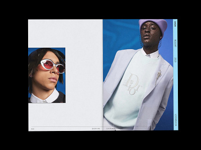 Dior x ERL — Resort 2023 Lookbook adobe art direction book branding design dior editorial editorial design erl graphic design indesign inspiration inspo look lookbook