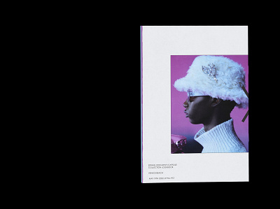 Dior x ERL — Resort 2023 Lookbook Back Cover adobe adobe photoshop blue design dior editorial fashion graphic design hat high fashion indesign magazine mockup model photoshop purple zine