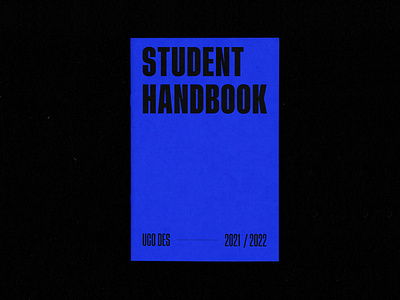 UCO Design Student Handbook - Cover