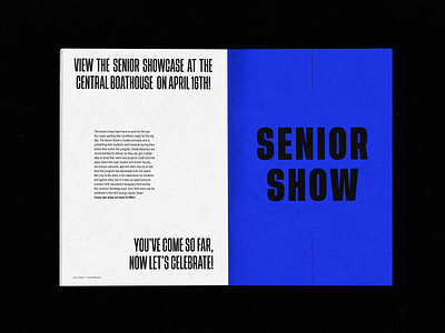 UCO Design Student Handbook - Senior Show