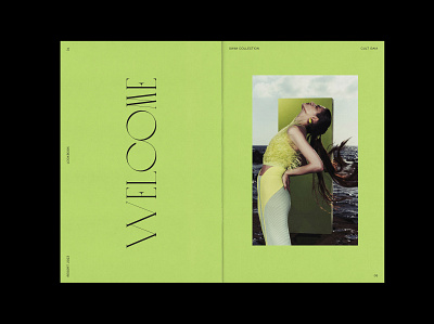 Cult Gaia — Resort/Swim 2023 Lookbook — Welcome adobe brand branding cult gaia design editorial editorial design fashion graphic design indesign inspiration inspo layout logo magazine noah holcomb print type typography zine