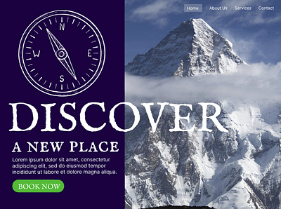 Travel Website Landing Page adobexd branding design figma graphic design illustration landingpage logo ui uiui ux