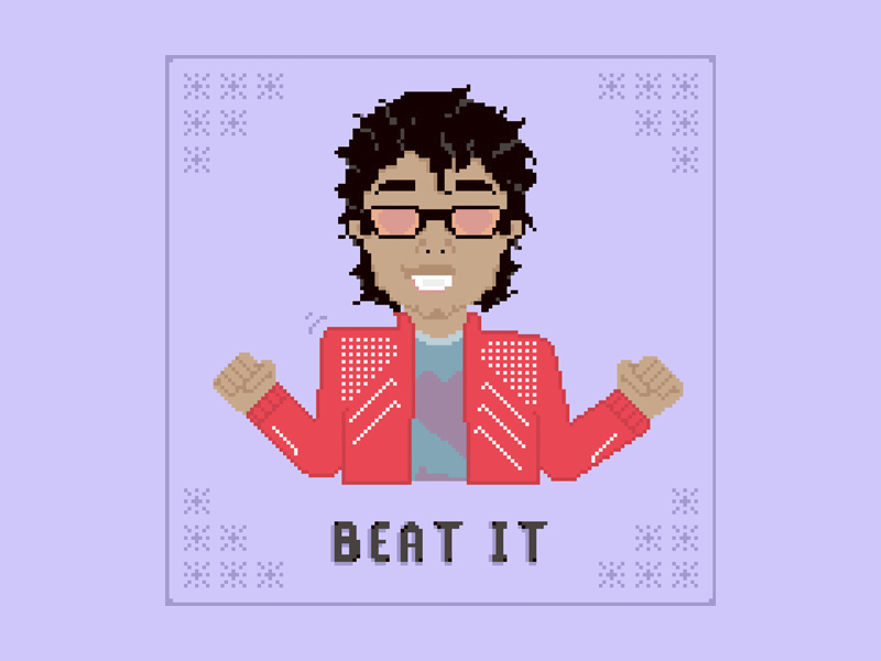 Beat it - Michael Jackson (Versão Funk 150 BPM) 8bit michael jackson pixel art