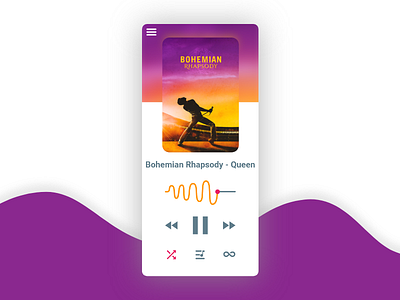 Music Player app clean comment dailyui design interactive layout minimal mobile modern music player ui uidesign