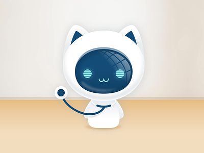 Pet Doctor Mascot Design cartoon cat logo mascot vector