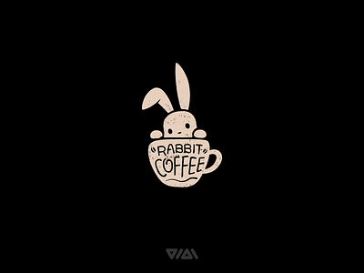 RABBIT COFFEE LOGO DESIGN branding coffee logo rabbit