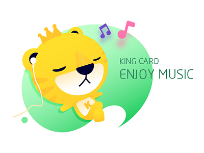 Tencent King Card Cartoon Design cartoon