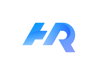 「HR」logo design