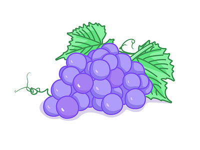 Vector illustration 「lemon」Grape