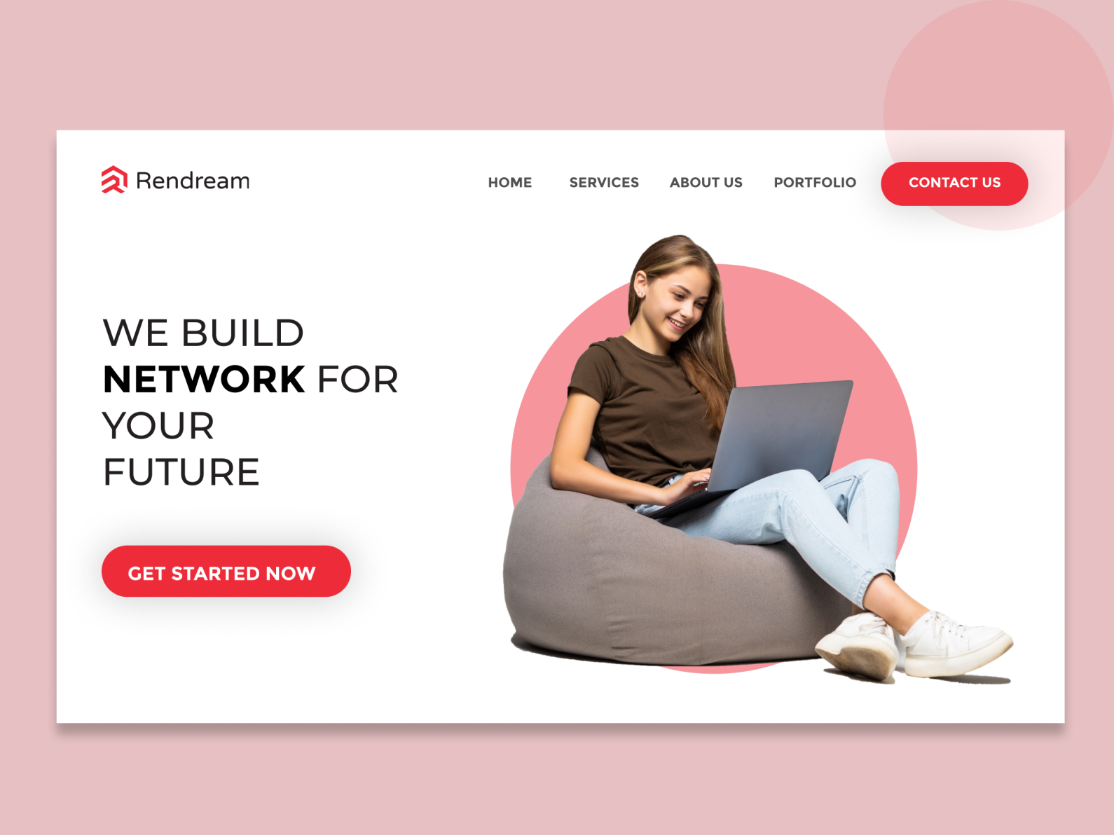 UI/UX of Technology services website by ATIF ALI on Dribbble