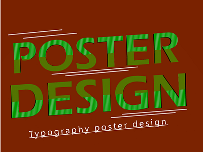 Sample of typography poster design branding design graphic design typography vector
