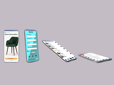 UI Design of e-commerce mobile application