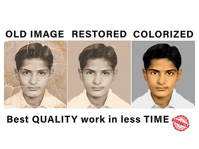 Old Image Restoration in adobe photoshop colorized design graphic design image restoration image retouching photoshop