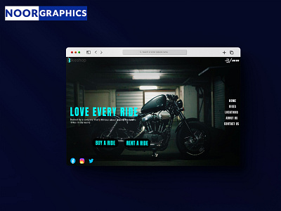 UI Design of Bike shop branding design graphic design ui userinterface ux website design