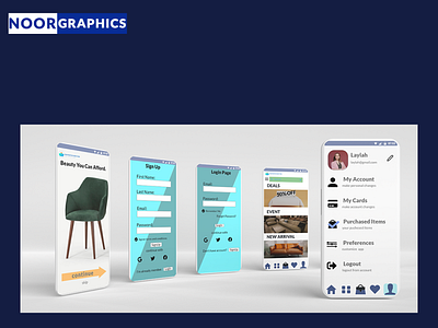 User-Interface Design of Mobile App design graphic design mobile ui ui ux