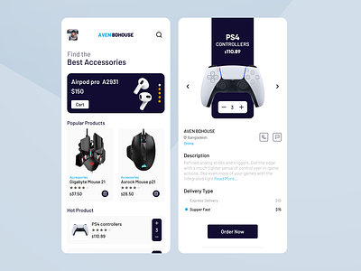 E-Commerce mobile app ui design