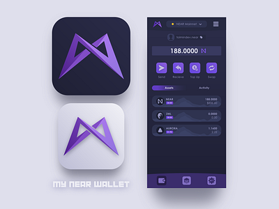 NEAR Wallet UI and logo