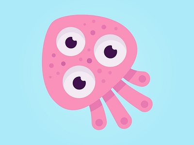 Mommy jelly monster art branding character cute design illustration jelly jellyfish mommy monster monster club vector