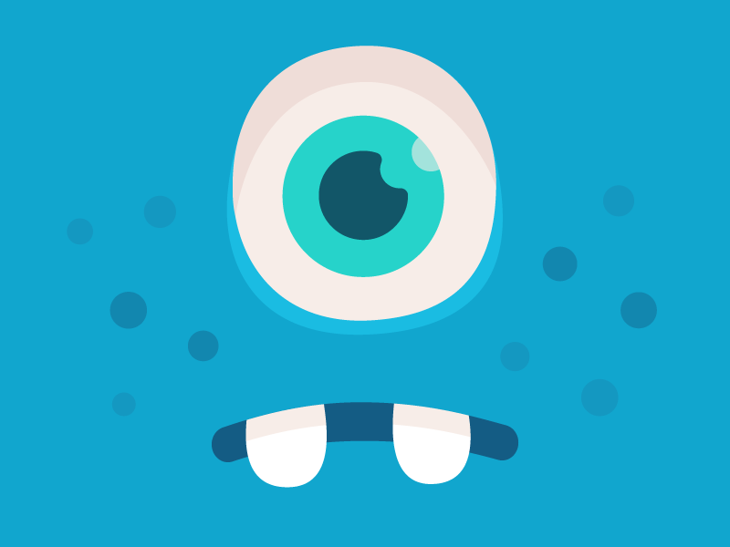 Disappointed monster by Happy Monster Club on Dribbble