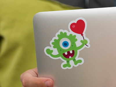 Monster sticker