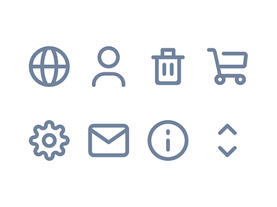Webshop icons