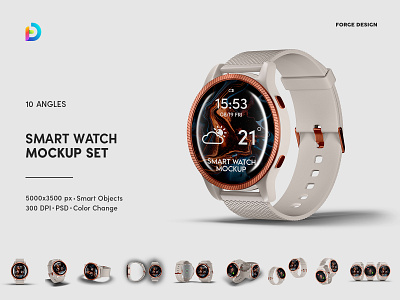 Smart Watch Mockup Set branding design digital product mockup digital watch electronic devices electronic gadgets female fitness fitness tracker gadget hand smartphone hand watch logo mobile design mobile design mockup mockup phone pay realistic mockup smart watch smartwatch mockup watch mockup