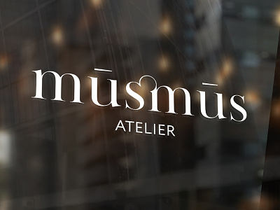 mūsmūs logo branding fashion identity logo