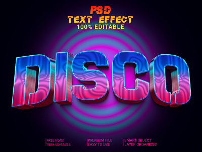 Didco 3D Text Effect 3d 3d text 3d text effect 3d text style design disco disco 3d style disco 3d text disco text effect graphic design text effect text style