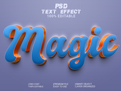 Magic 3D Text Effect 3d 3d magic 3d text 3d text effect 3d text style design graphic design magic magic text effect text effect text style