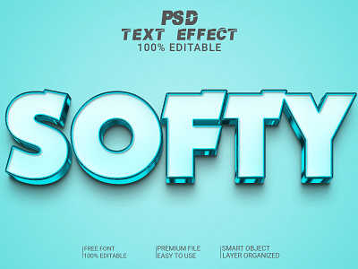 Softy 3D Text Effect