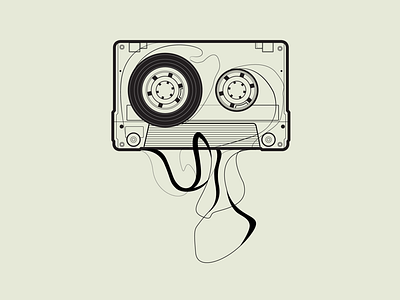 Unwind cassettes illustrations mixtapes music